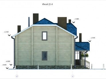 Проект деревянного дома 3-24