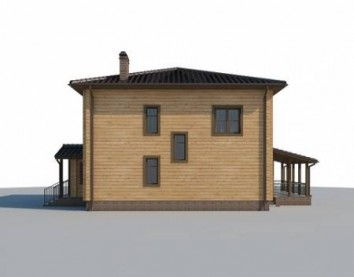 Проект деревянного дома 10-2073-2