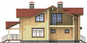 Проект деревянного дома 1026