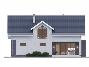 Проект дома из блоков м6