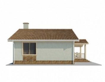 Проект дома из блоков м42