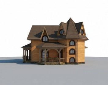 Проект деревянного дома 10-2220