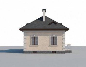 Проект дома из блоков 10-2254