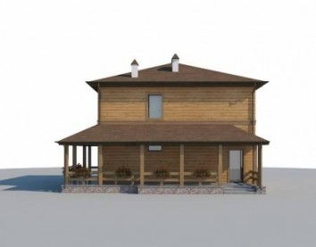 Проект деревянного дома 10-2039-2