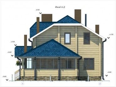 Проект деревянного дома 3-24