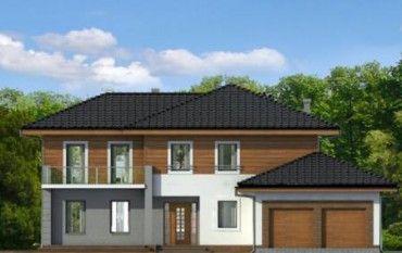 Проект дома из блоков 1584