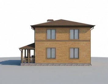 Проект деревянного дома 10-2039-2