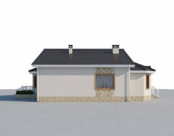 Проект дома из блоков 10-2259