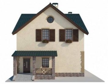 Проект дома из блоков 1239