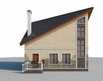 Проект дома из блоков 10-2156