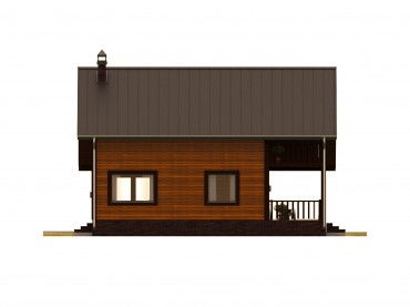 Проект каркасного дома 2-26