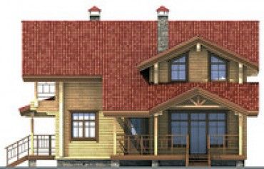 Проект деревянного дома 1026