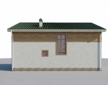 Проект дома из блоков 10-2052