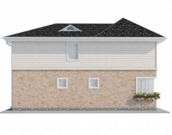 Проект каркасного дома 10-2086