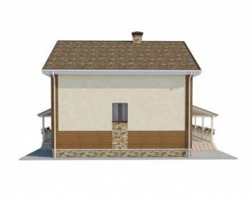 Проект каркасного дома 10-2141