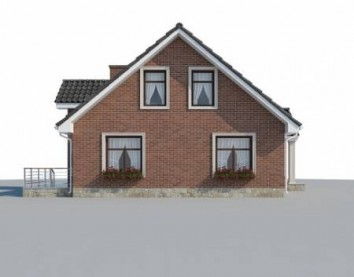 Проект дома из блоков 10-2180