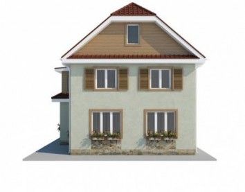 Проект дома из блоков 1797