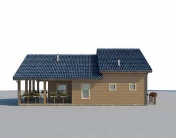 Проект деревянного дома 10-2111