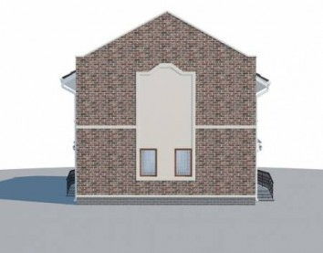 Проект дома из блоков 10-2108-4