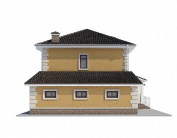 Проект дома из блоков 10-2163