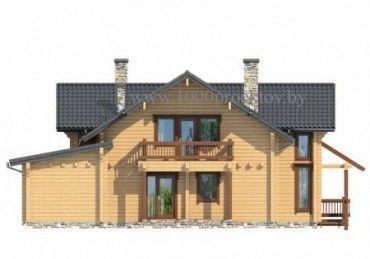 Проект деревянного дома 1612
