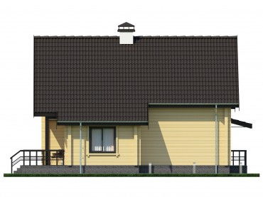 Проект деревянного дома 3-12