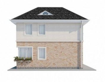 Проект каркасного дома 10-2086