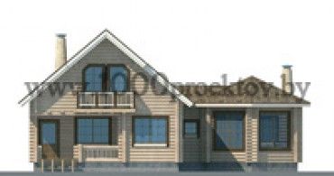 Проект деревянного дома 1034