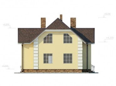 Проект дома из блоков 1-49