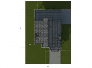 Проект дома из блоков 1-35