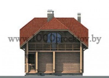 Проект деревянного дома 1037