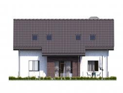 Проект дома из блоков м12