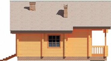 Проект деревянного дома 1560