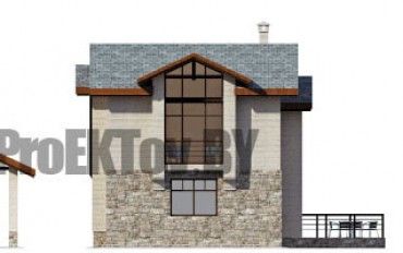 Проект дома из блоков 1124