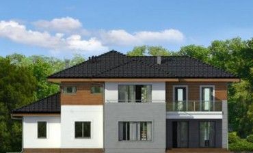 Проект дома из блоков 1584