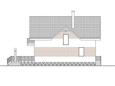 Проект дома из блоков 1213