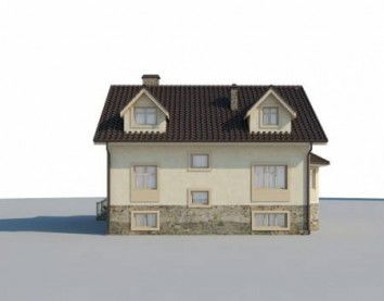 Проект дома из блоков 10-2094