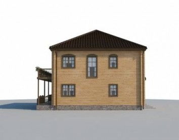 Проект деревянного дома 10-2028-2