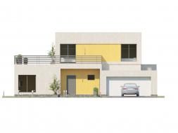 Проект дома из блоков 1-40-4