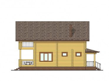 Проект деревянного дома 3-9