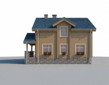 Проект деревянного дома 10-2062