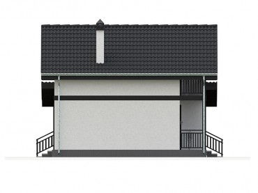 Проект каркасного дома 2-23