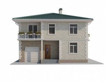 Проект дома из блоков 10-2014-2