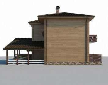 Проект деревянного дома 10-2015