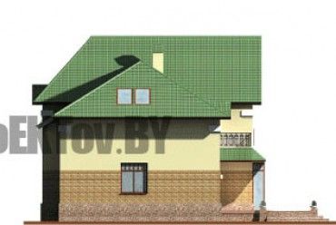 Проект дома из блоков 1114