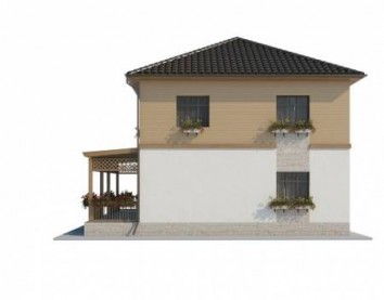 Проект дома из блоков 10-2024