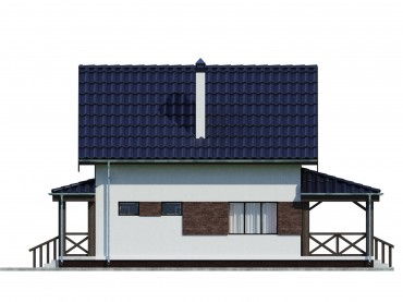 Проект дома из блоков м8