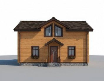 Проект деревянного дома 10-2179