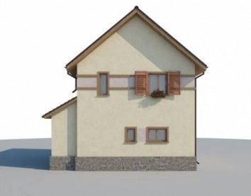 Проект дома из блоков 10-2096