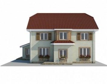 Проект дома из блоков 1797